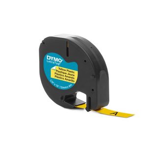 Dymo Letratag Plas Tape 12Mmx4M Ylw
