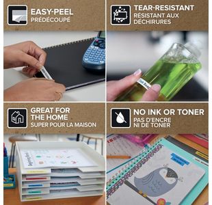 Dymo Letratag Plas Tape 12Mmx4M Wht