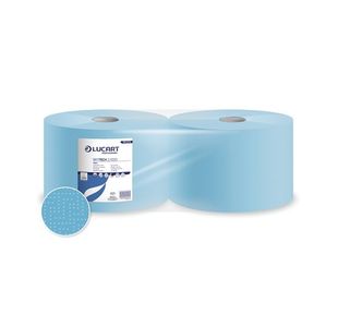 Lucart Skytech Paper Roll Blu Pk2