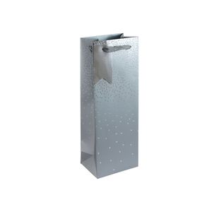 Eurowrap Silver Ombre Bottle Bag Pk6