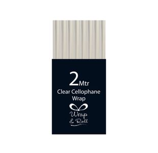 Eurowrap Cellophane Roll 2M Clr Pk49