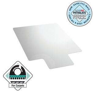 Floortex Cleartex Chr Mat Carp Clr