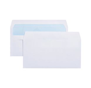 5 Star Dl Envelopes Wht Pk1000