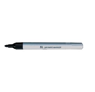 Dry Wipe Markers Bullet Tip Blk Pk10