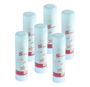 Glue Stick Solid Medium 20G Pk6