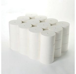 Toilet Roll Coreless 2-Ply Wht Pk36