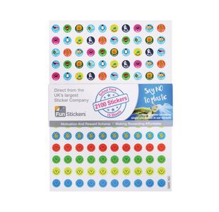 Fun Stickers 2100 Reward A5 Pk15