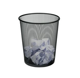Mesh Waste Bin 20L 305X345Mm Black