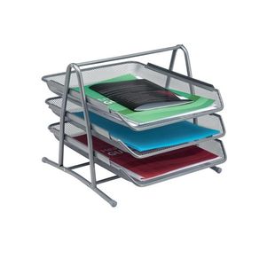 Mesh Ltr Tray Stkb Portrait Fc Slv