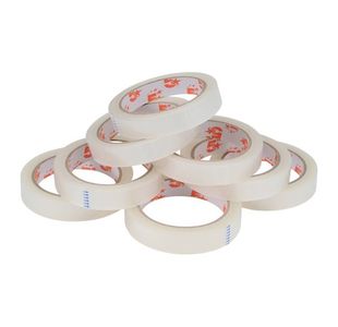 Clear Tape Roll Large 18Mmx66M Pk8