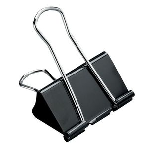 Foldback Clips 41Mm Black Pk12