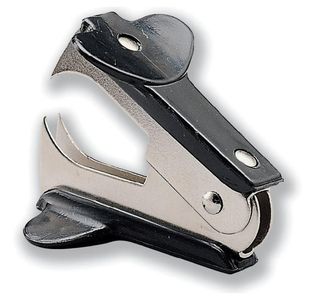 Staple Remover Contoured Grip Black