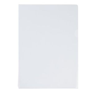 Folder Cut Flush A4 Clr Pk100