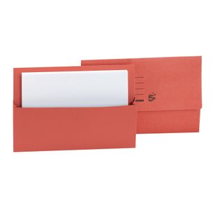 Document Wallet Fc Red Pk50