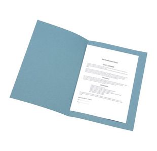 Sq Cut Folder 250Gsm Fc Blue Pk100