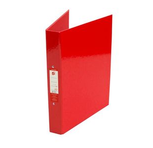 2 O-Ring Binder A4 Red Pk10