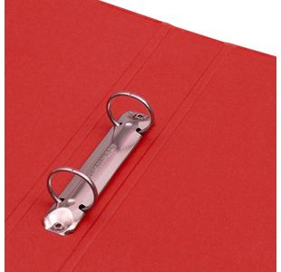 2 O-Ring Binder A4 Red Pk10