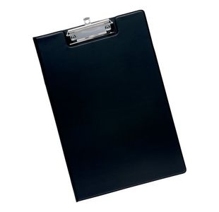 Fold-Over Clipboard Front Pkt Fc Blk