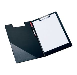 Fold-Over Clipboard Front Pkt Fc Blk