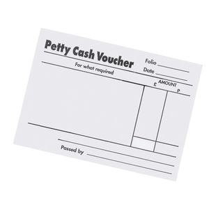 Petty Cash Pad 80 Sh 88X138Mm Pk5