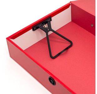 Box File Foolscap Red Pk5