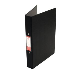 2 O-Ring Binder A4 Blk Pk10
