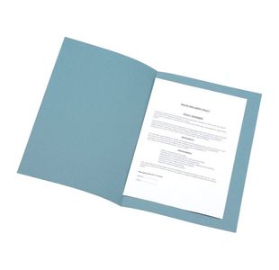Sq Cut Folder 180Gsm Fc Blue Pk100