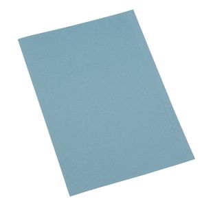 Sq Cut Folder 250Gsm A4 Blue Pk100