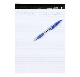 Executive Pad A4 Wht Pk10