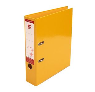 Lever Arch File A4 Yellow Pk10