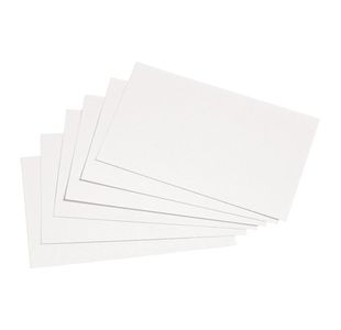 Recd Cards Blank 127X76Mm Wht Pk100