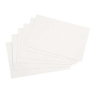 Recd Cards Blank 152X102Mm Wht Pk100