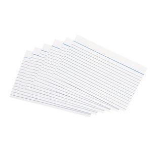 Recd Cards 152X102Mm White Pk100