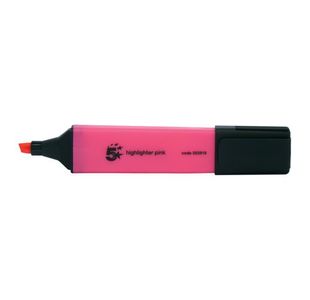 Highlighter Chisel Tip Pink Pk12