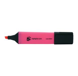 Highlighter Chisel Tip Pink Pk12