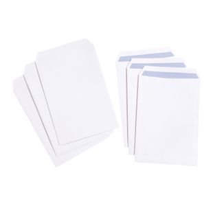 Env C4 Pkt Ss Wht Pk250