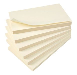 Sticky Notes Repb 75X127Mm Ylw Pk12
