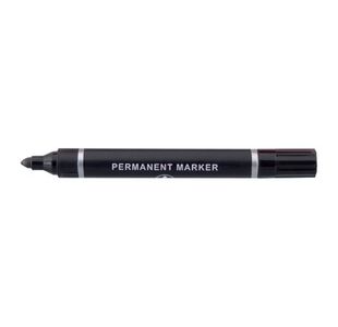 Permanent Marker Bullet Tip Blk Pk10