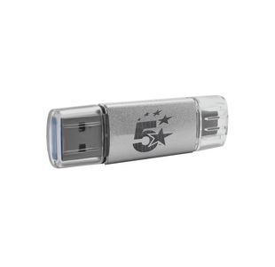 5 Star Memory Drive Usb A/C 128Gb