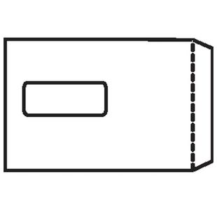 Env Pkt P/S Wdw C5 Wht Pk500