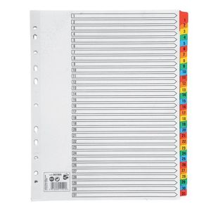 Maxi Index 1-31 Tab Ext Wide A4+ Wht