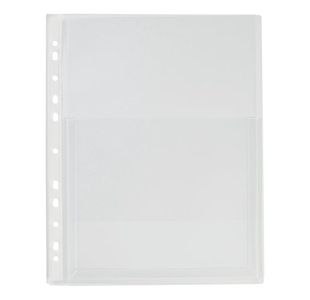 Elite Expg Punched Pkt A4 Clr Pk10