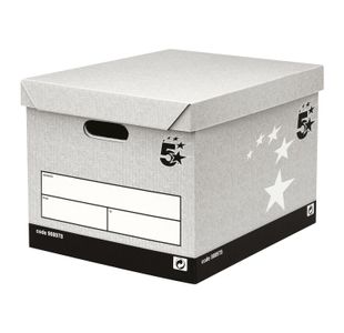Storage Box 336X391X285Mm Grey Pk10