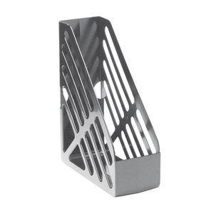 Magazine Rack File Foolscap Grey