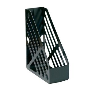 Magazine Rack File Foolscap Black