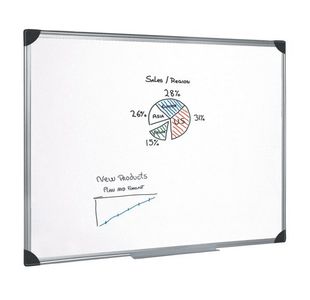 Whiteboard Drywipe Mag 1800X1200Mm