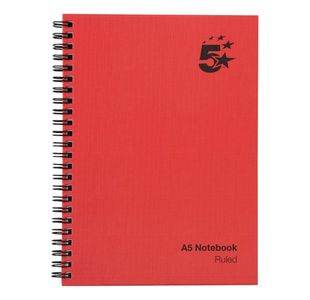 Msct Notebook Rld A5 Red Pk5