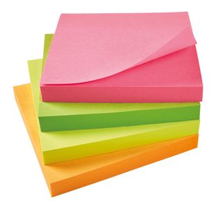 Repb Neon 76X76Mm Ast Pk12