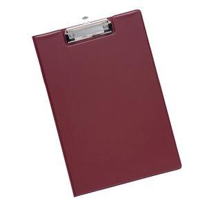 Fold-Over Clipboard Front Pkt Fc Red