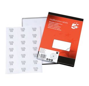 Mpps Labs 70X42.4Mm White Pk2100